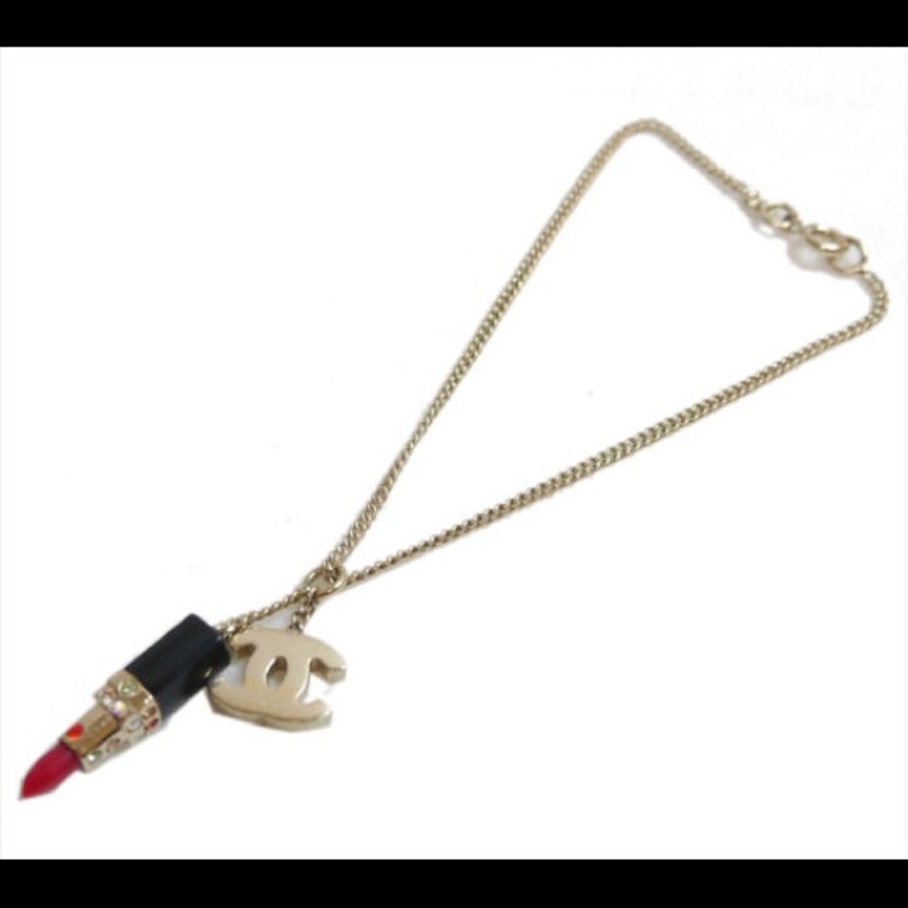 Chanel Lipstick Necklace